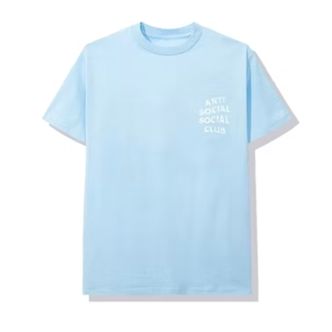Anti Social Social Club Partly Cloudy T-shirt 'Blue' LARGE