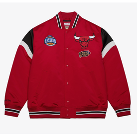 Mitchell & Ness Heavyweight Satin Jacket 'Chicago Bulls'