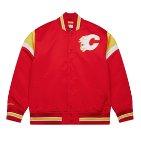 Mitchell & Ness Heavyweight Satin Jacket 'Calgary Flames'