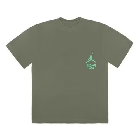 Travis Scott Jordan Cactus Jack Highest T Shirt 'Olive' SMALL