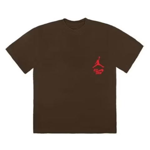 Travis Scott Jordan Cactus Jack Highest T Shirt 'Brown' SMALL