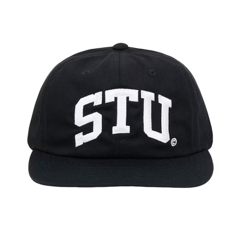 Stussy STU Arch Strapback Cap 'Black'