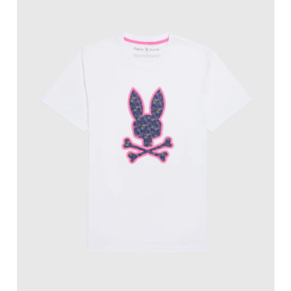 Psycho Bunny Psycho Bunny Tee 'Navy & Pink'