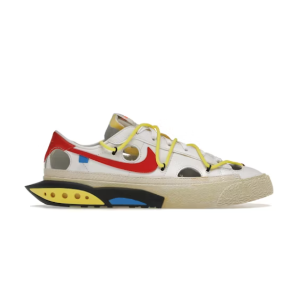 Nike Blazer Low Off White University Red 11M Status YYC
