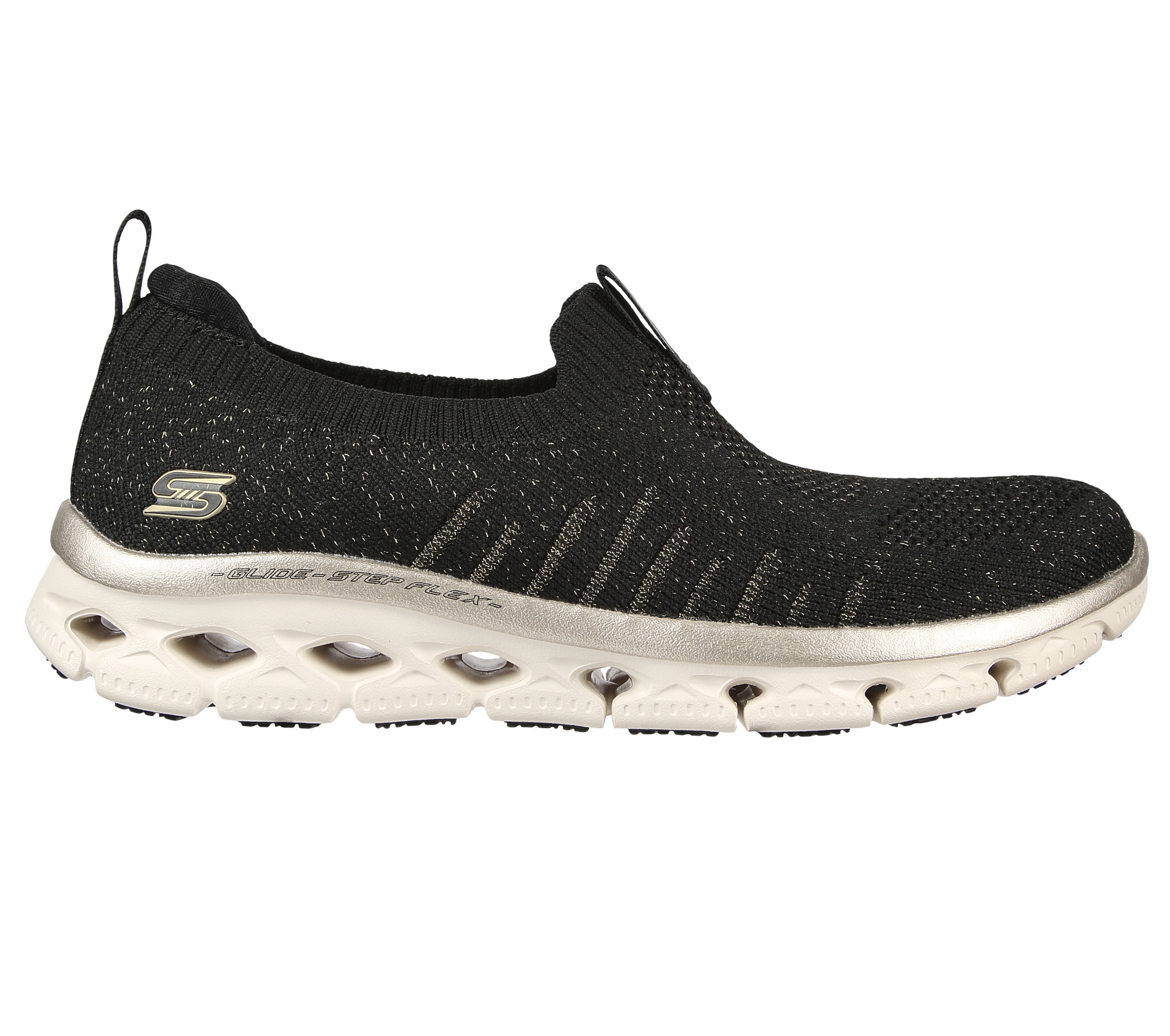 Skechers W Glide-Stepflex-Sweetlove -Bkrd