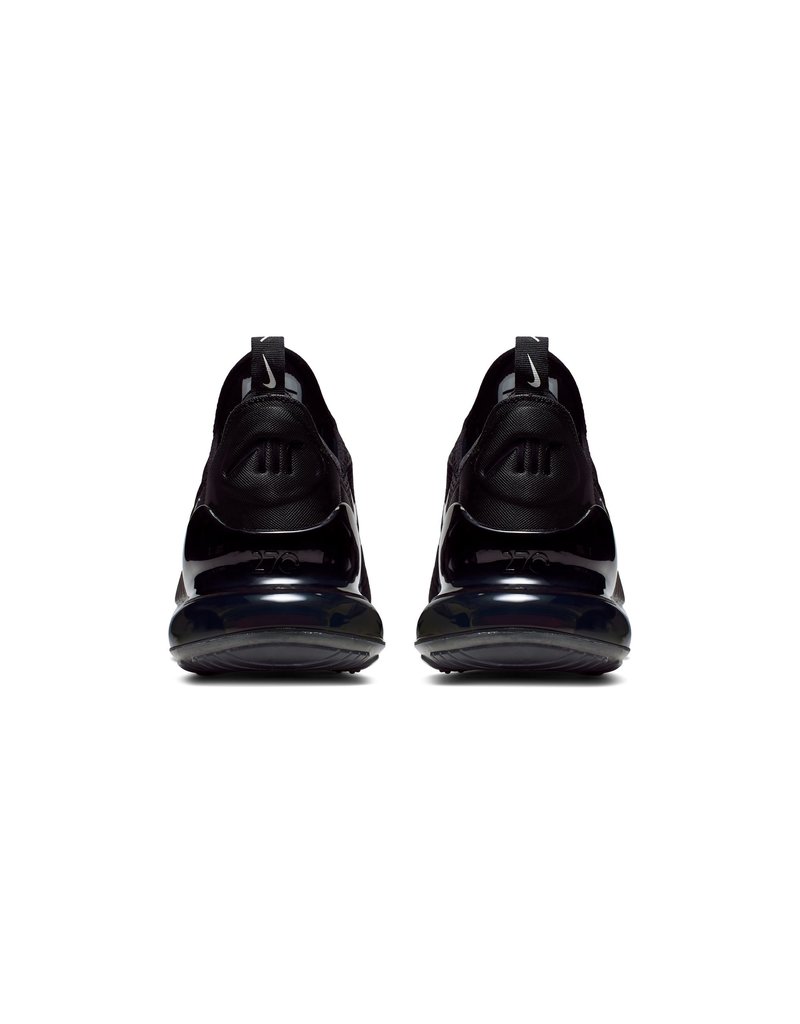 Nike air max 270 black leather deals