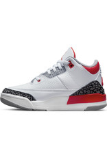 Jordan Jordan 3 Retro Bp- White/Red