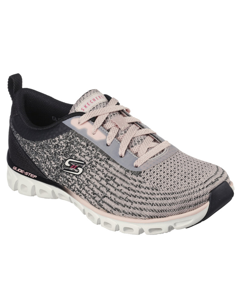 Skechers W Glide-Step - Head Start- Bklb