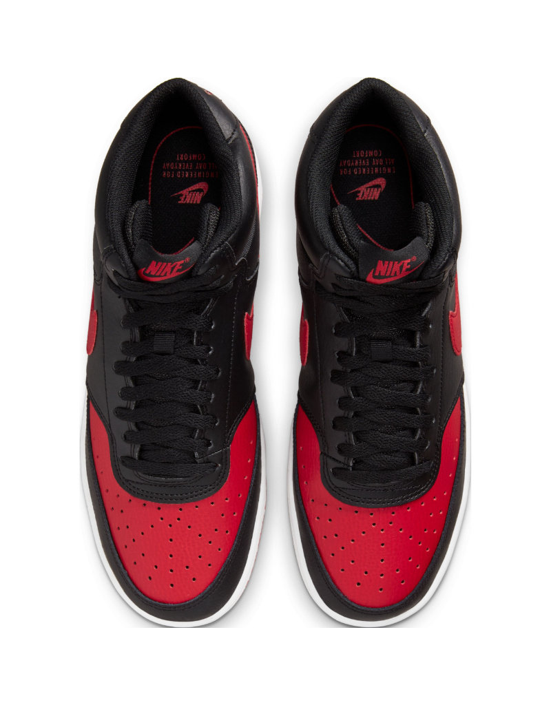 Nike Court Vision Mid- Black/Red - Sports Gallery