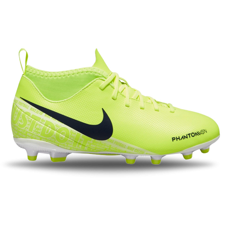 Nike Jr Phantom Vsn Club Df Fg/Mg- Neon