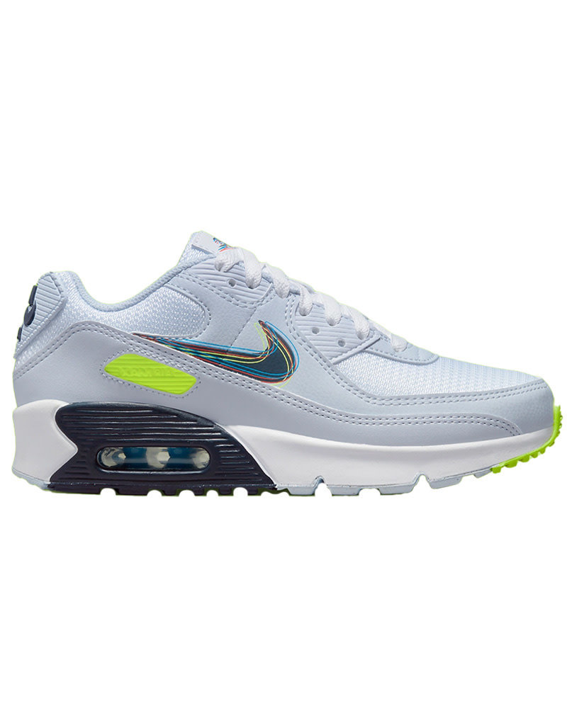 Nike Gs Air Max 90- Grey/White
