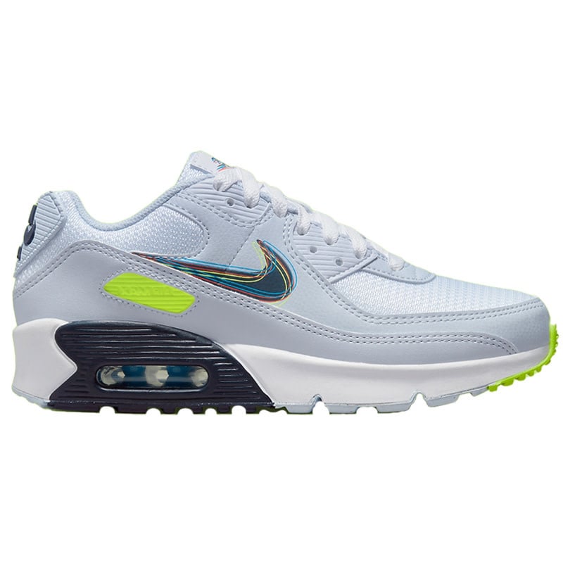 Nike Gs Air Max 90- Grey/White