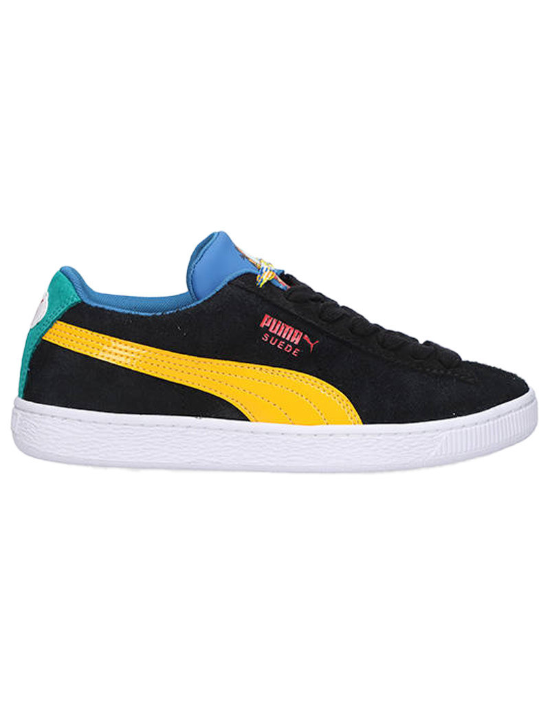 Puma Suede Garfield- Black/Yellow