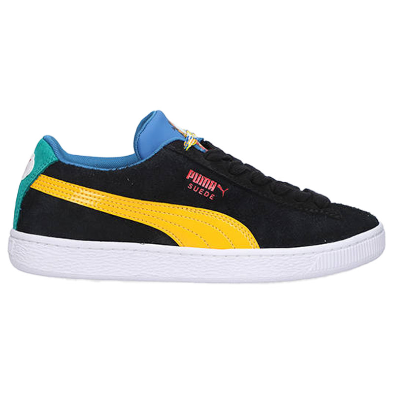 Puma Suede Garfield- Black/Yellow