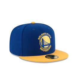 New Era NBA 59Fifty Golden State Warriors- Blue/Yellow