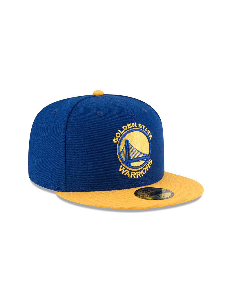 New Era NBA 59Fifty Golden State Warriors- Blue/Yellow