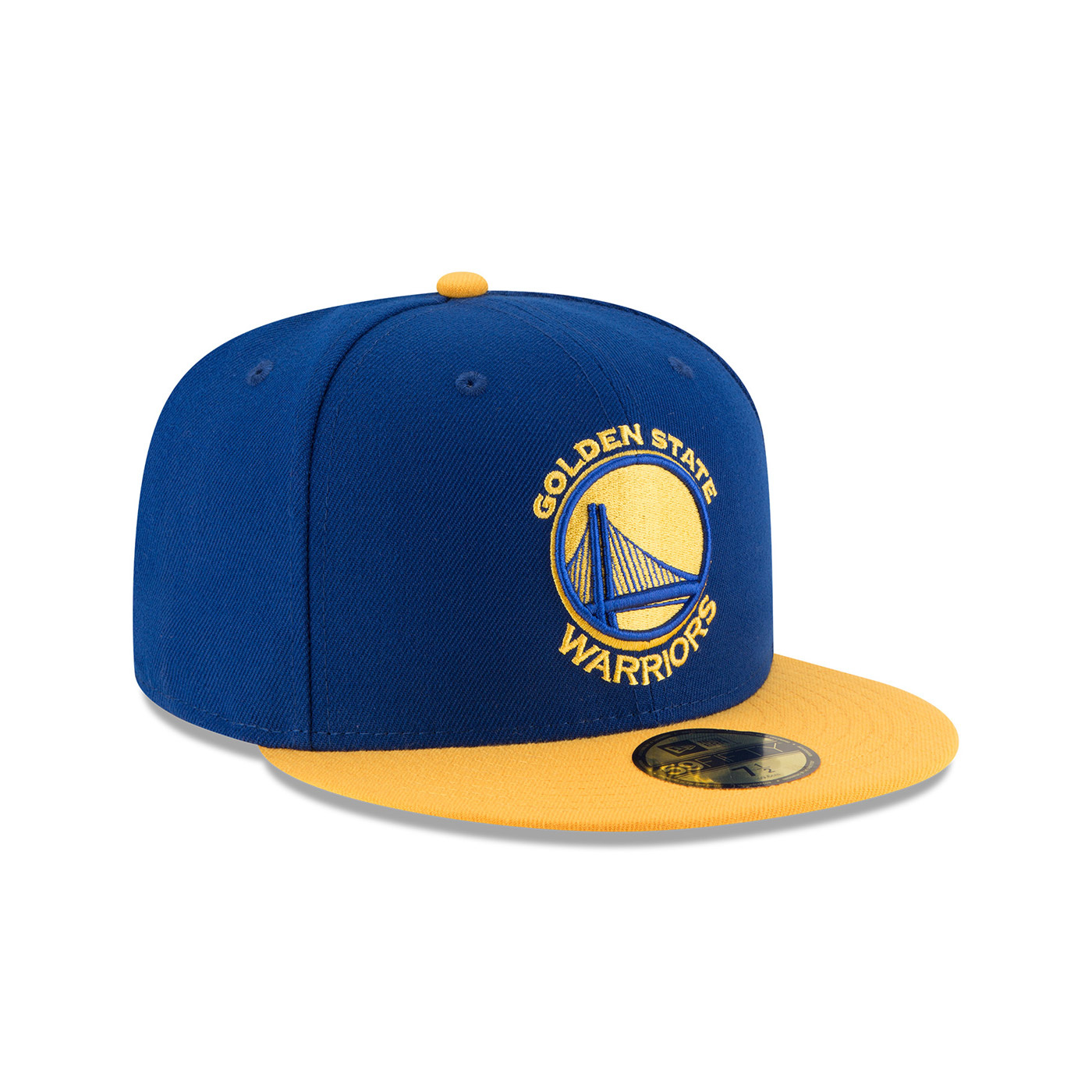 New Era NBA 59Fifty Golden State Warriors- Blue/Yellow