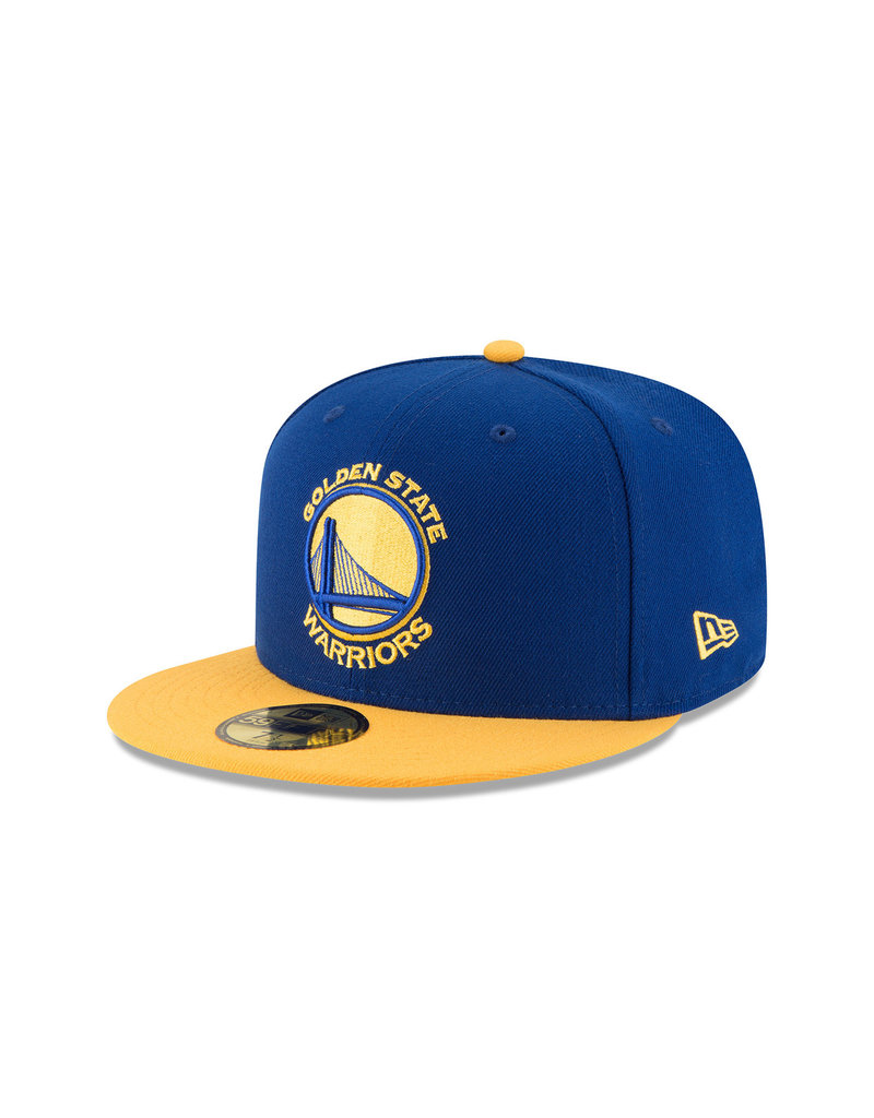 New Era NBA 59Fifty Golden State Warriors- Blue/Yellow