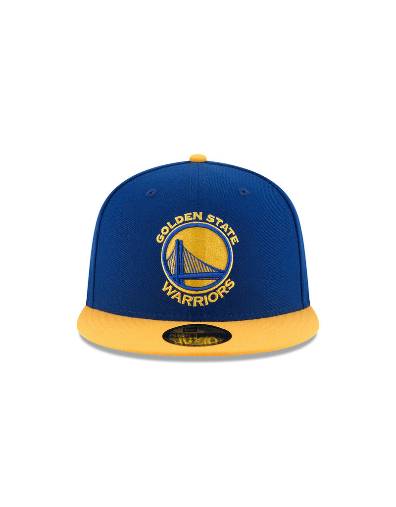 New Era NBA 59Fifty Golden State Warriors- Blue/Yellow