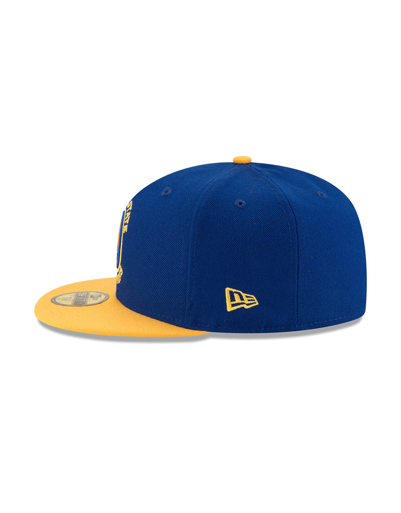 New Era NBA 59Fifty Golden State Warriors- Blue/Yellow