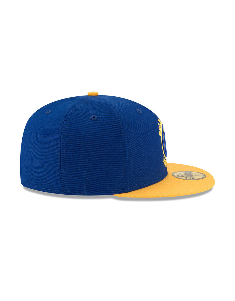 New Era NBA 59Fifty Golden State Warriors- Blue/Yellow
