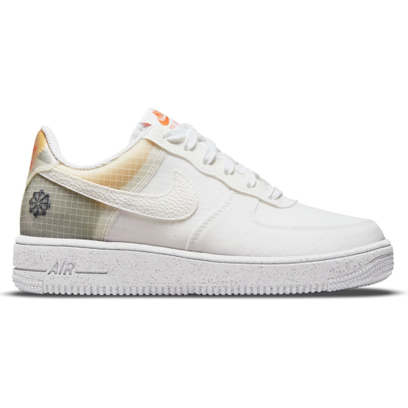 white and orange air force 1
