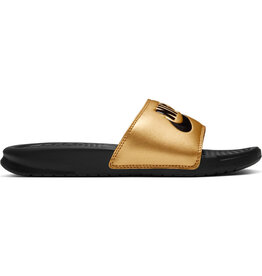 Nike Wmns Benassi JDI- Black/Metallic Gold