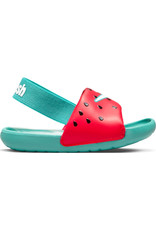 Nike Slides Kids Kawa Slide SE1 (TD)- Red/Teal