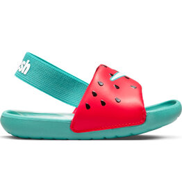 Nike Slides Kids Kawa Slide SE1 (TD)- Red/Teal