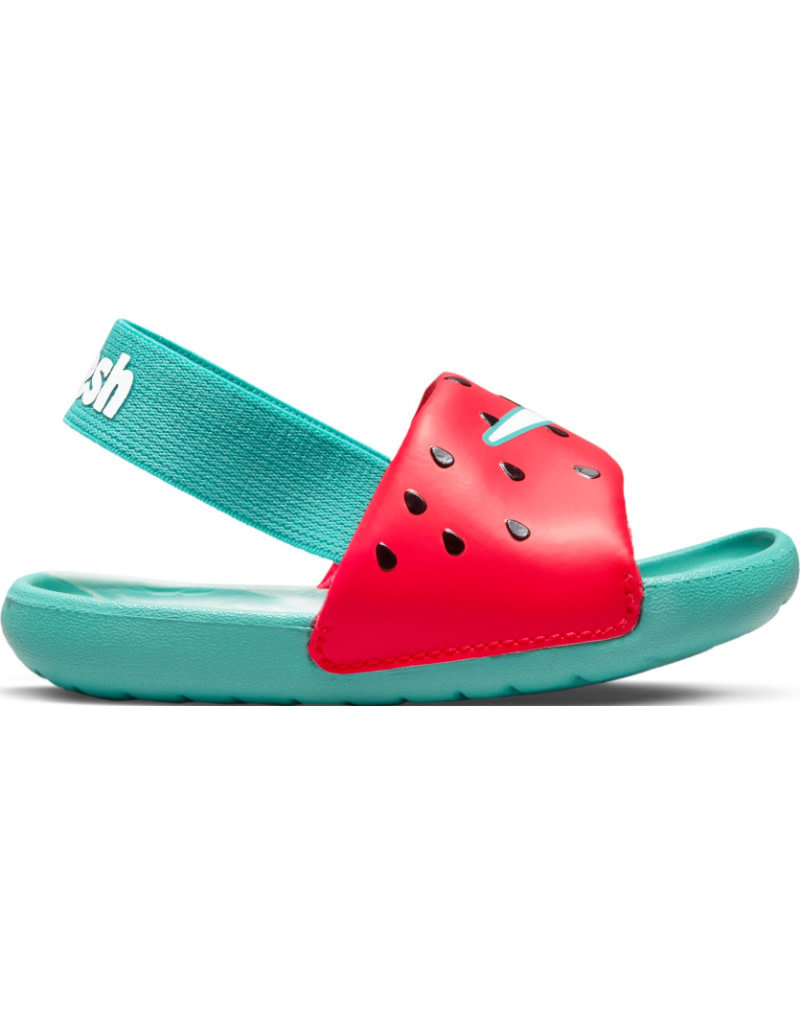 Nike Slides Kids Kawa Slide SE1 (TD)- Red/Teal