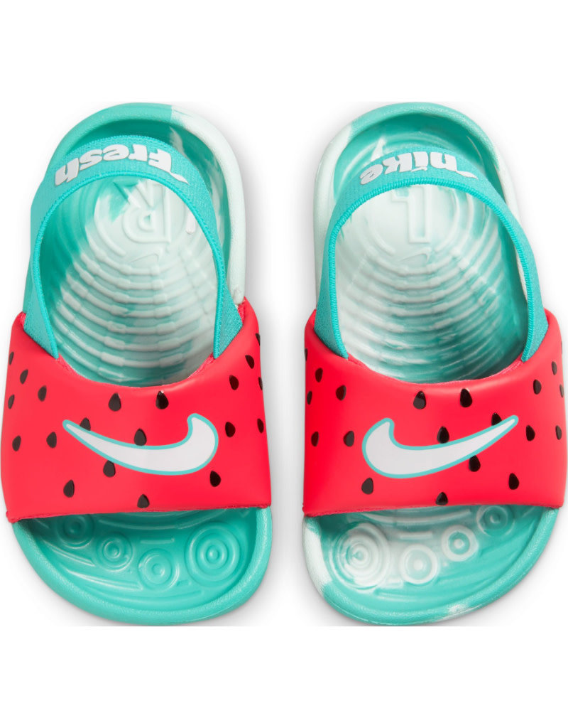 Nike Slides Kids Kawa Slide SE1 (TD)- Red/Teal