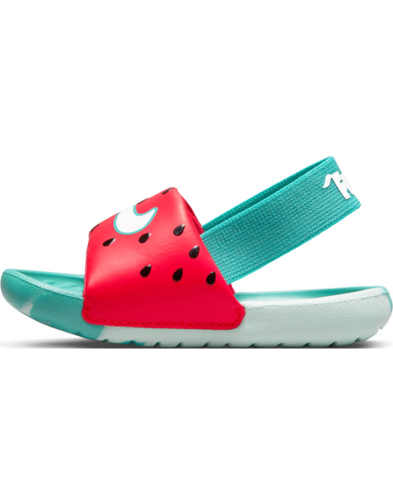 Nike Slides Kids Kawa Slide SE1 (TD)- Red/Teal