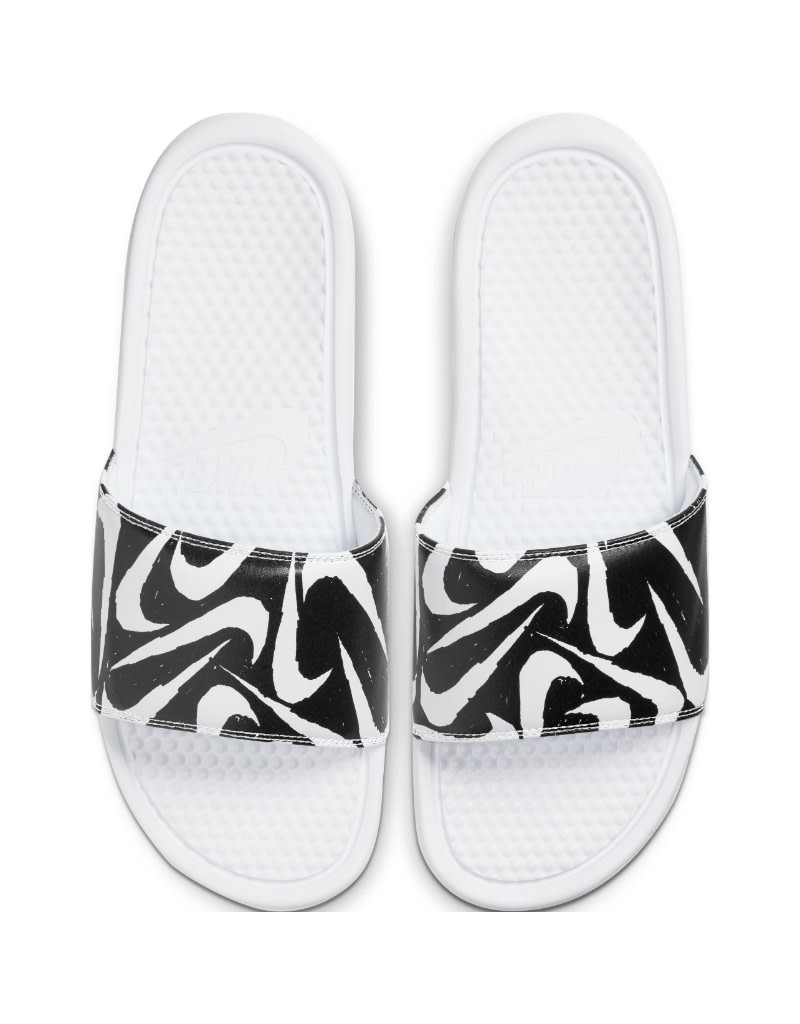 Nike Benassi JDI Print- White/Black