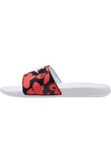 Nike Benassi JDI Print- White/Coral