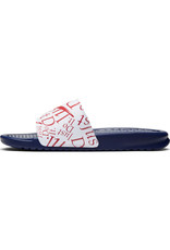 Nike Wmns Benassi JDI Print- Royal Blue/Red