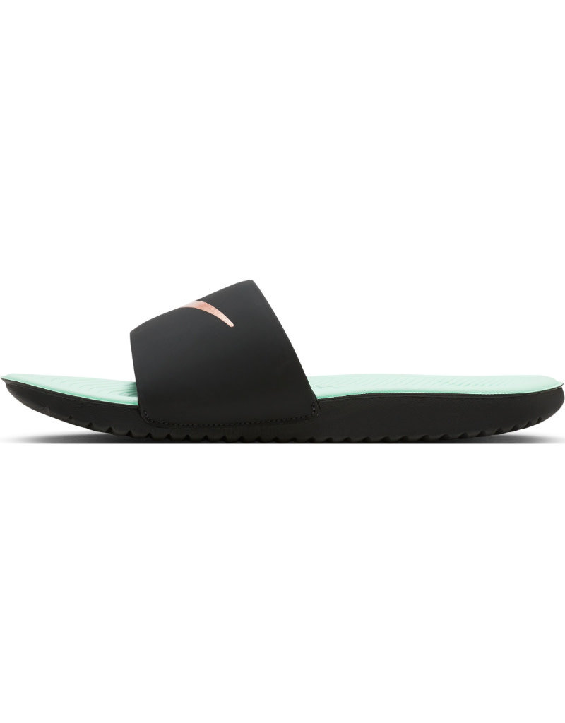 Nike Kawa Slide (PS)- Off Black/Green