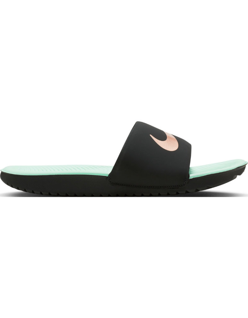 Nike Kawa Slide (GS)- Off Black/Green