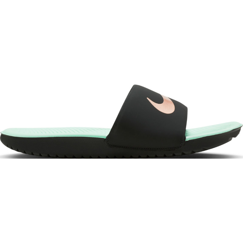 Nike Kawa Slide (GS)- Off Black/Green