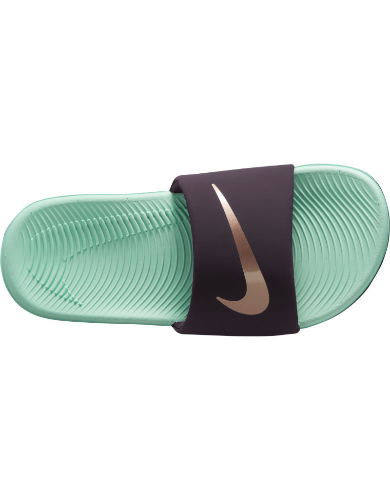 Nike Kawa Slide (GS)- Off Black/Green