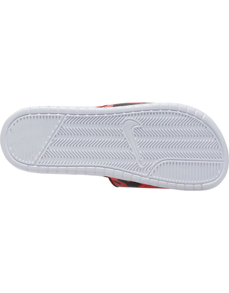 Nike Benassi JDI Print- White/Coral