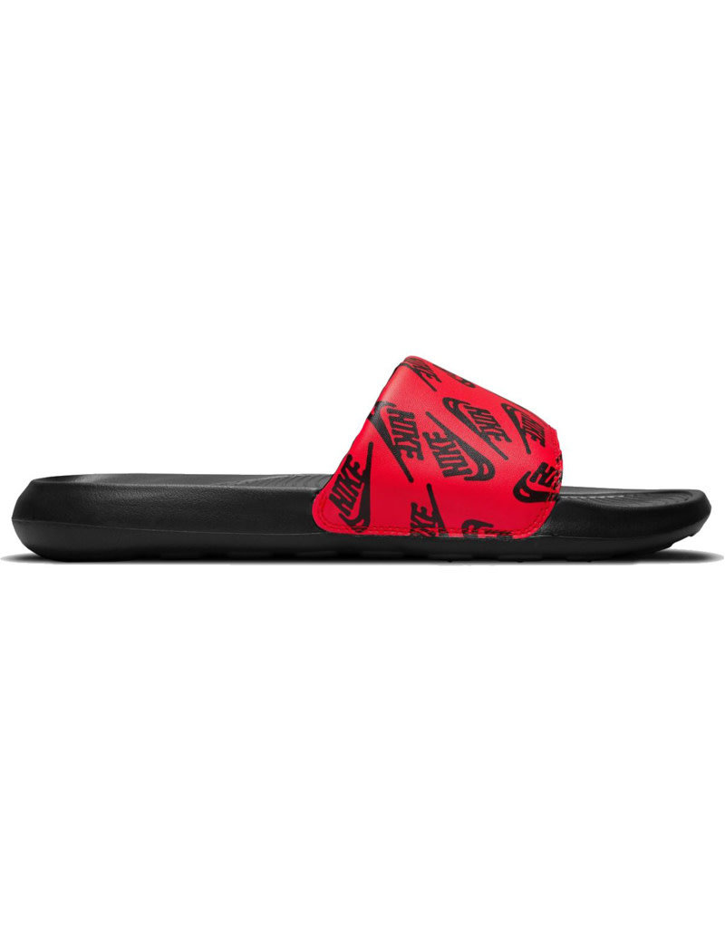 Nike Nike Victori One Slide Print- Black/Universal Red/Black