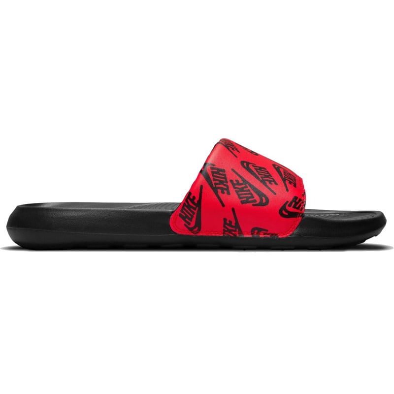 Nike Nike Victori One Slide Print- Black/Universal Red/Black