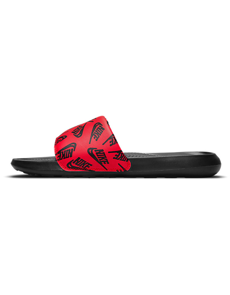Nike Nike Victori One Slide Print- Black/Universal Red/Black