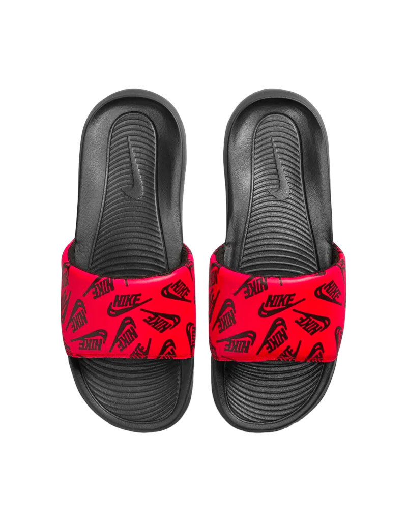 Nike Nike Victori One Slide Print- Black/Universal Red/Black