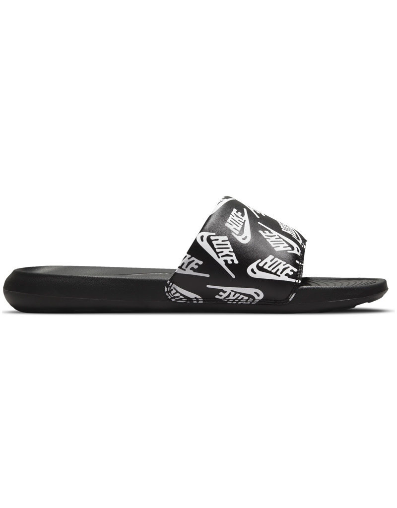 Nike Nike Victori One Slide Print- Black/White/Black
