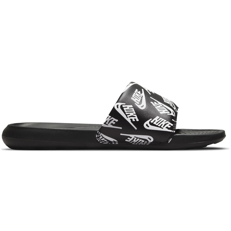 Nike Nike Victori One Slide Print- Black/White/Black