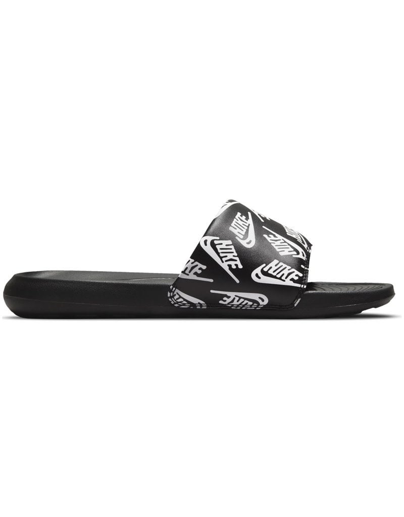 Nike Nike Victori One Slide Print- Black/White/Black