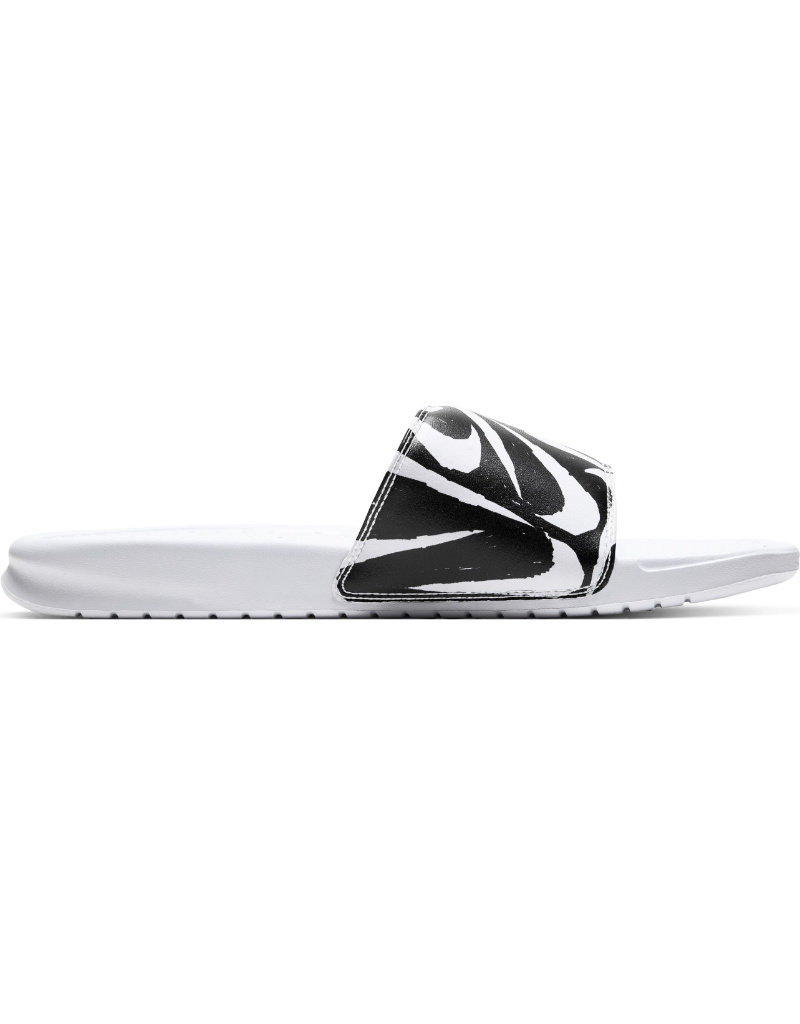 Nike Benassi JDI Print- White/Black