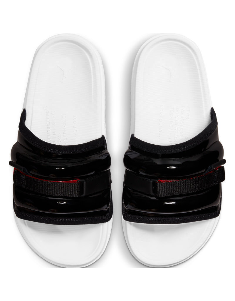 Jordan Slides Jordan Super Play Slide- Black/Red/White