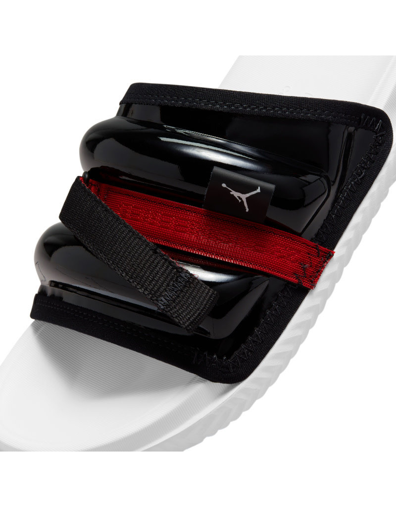 Jordan Slides Jordan Super Play Slide- Black/Red/White